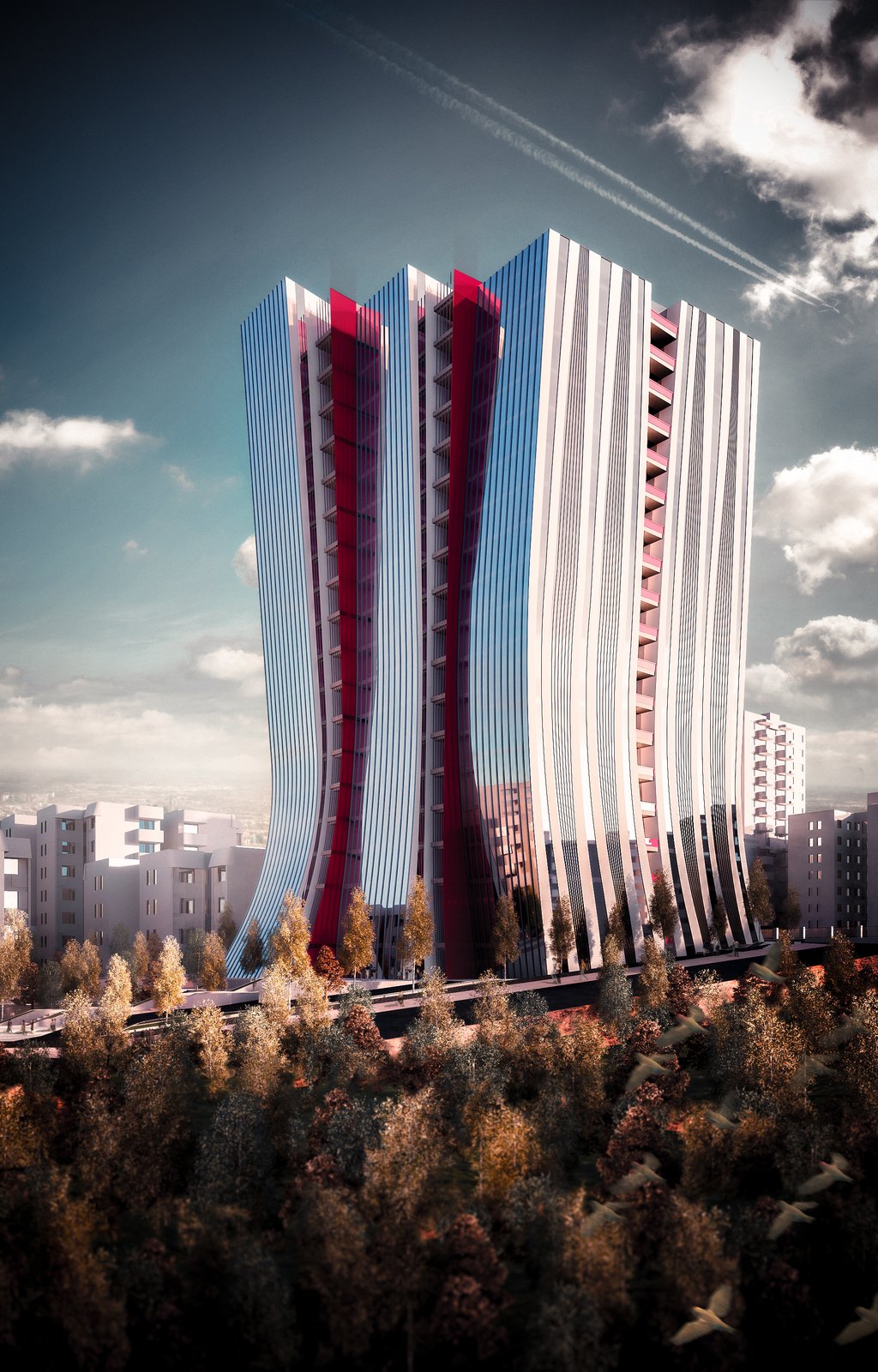 Farmanieh Tower — facade