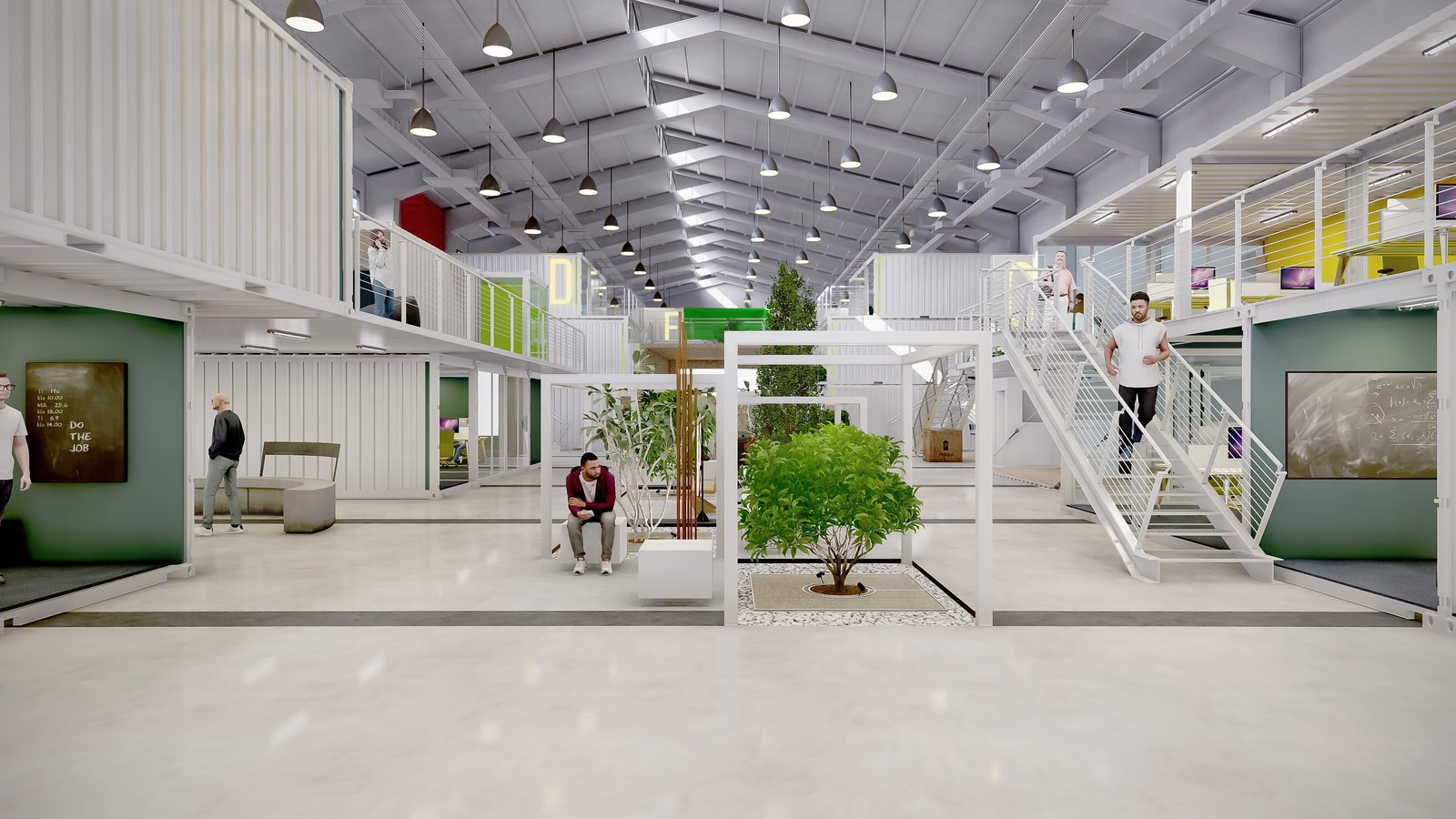 Karena Innovation Factory — main hall