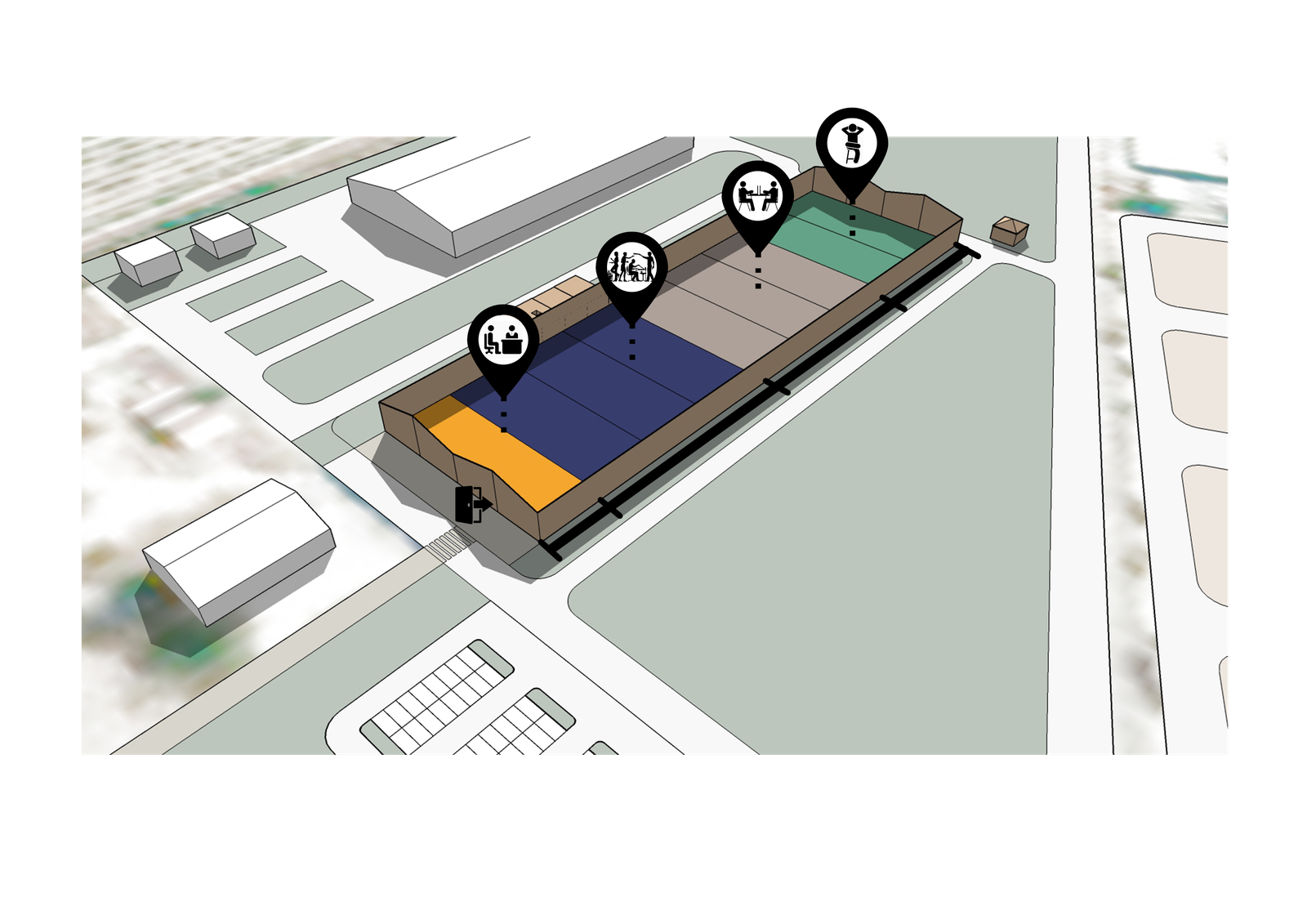 Karena Innovation Factory — site diagram