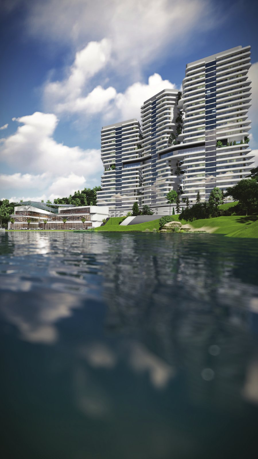 Ramzad Complex — from the water