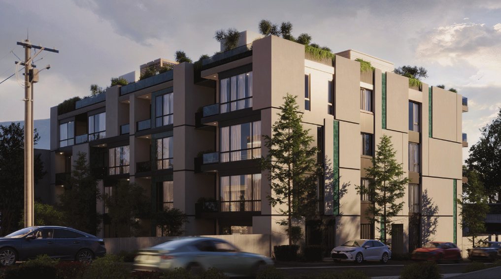 Parnian Residence — street corner