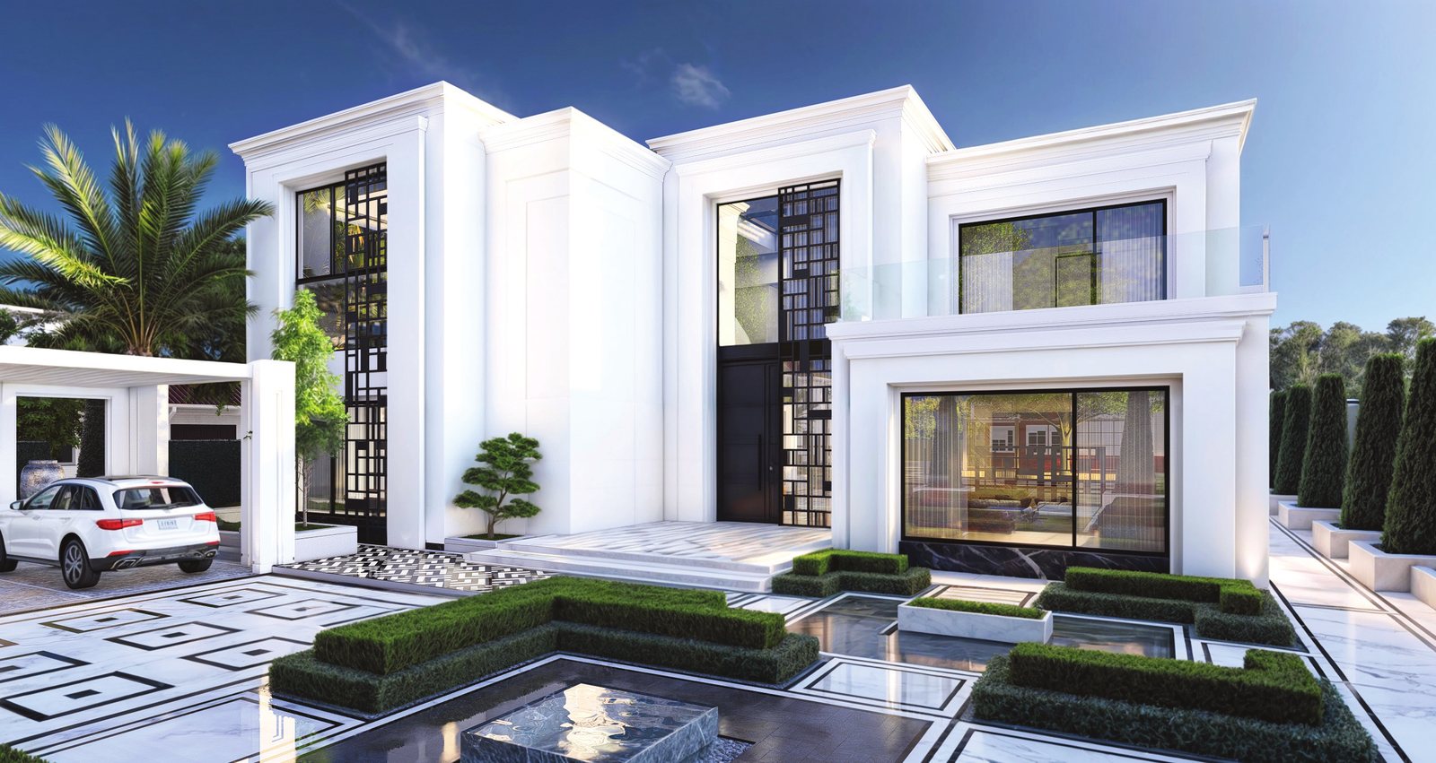 Caspian View — entrance facade